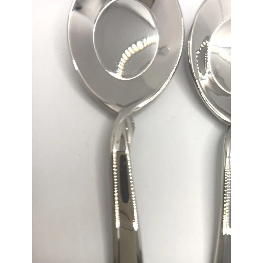 Lenox Simply Fine Twist Mini / Sample Spoon 5 Piece Set 18/10 Stainless Rare